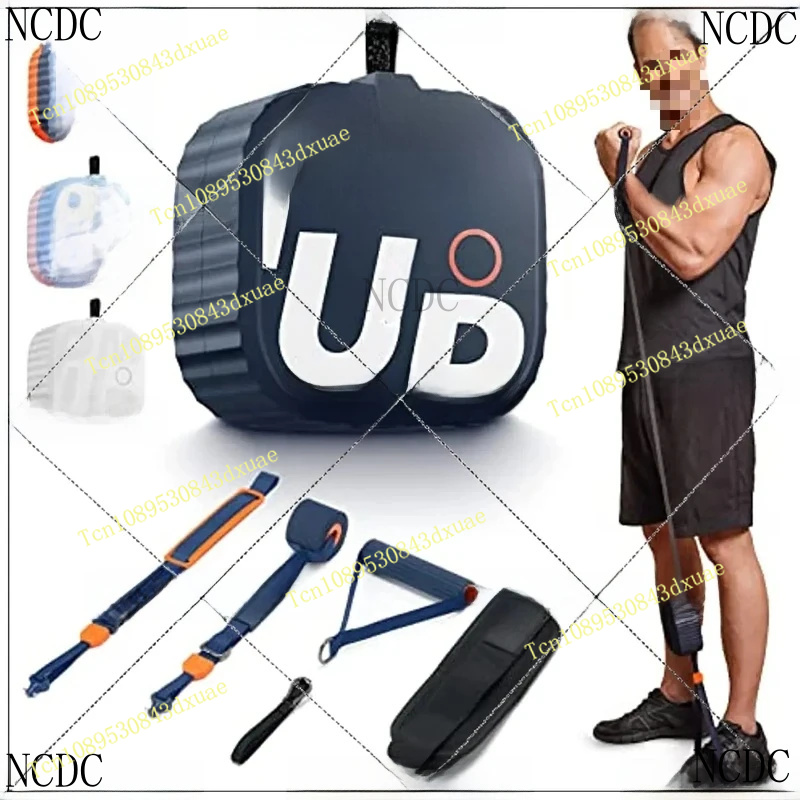Home Gym Rig - ホームフィットネス機器 4.4-44ポンド調整可能抵抗バンド ポータブルポケットジムシステム UNITREE PUMP アプリ対応