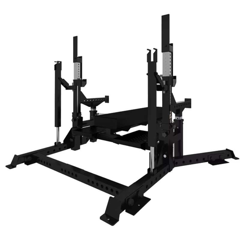 Home Gym Bench - ジムホーム機器ウェイトリフティングヘビーデューティー調整可能ジムベンチIPFコンボラック-競技用