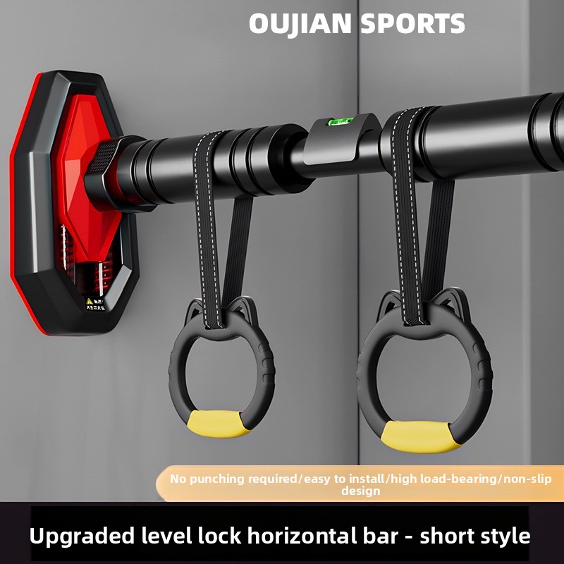 室内用ドア枠マウント式懸垂バー、穴あけ不要、吊り下げリング付 - Home Gym Rig のレビューと価格