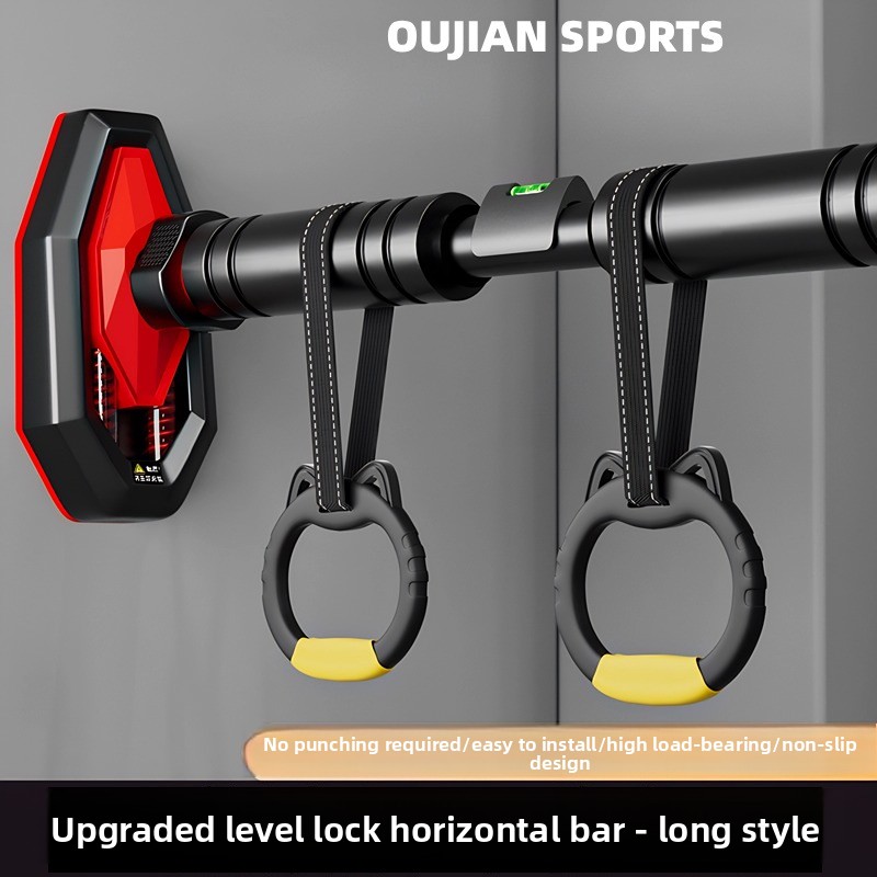 室内用ドア枠マウント式懸垂バー、穴あけ不要、吊り下げリング付 - Home Gym Rig のレビューと価格