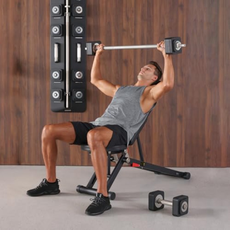 ホームジム用調整可能なウェイトベンチ、折りたたみ式傾斜機能付 - Home Gym Weight Bench のレビューと価格