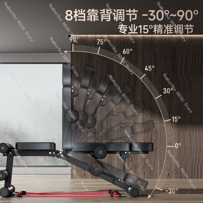 ダンベルフィットネスチェア、多機能折りたたみ式ワークアウトベ - Home Gym Bench のレビューと価格