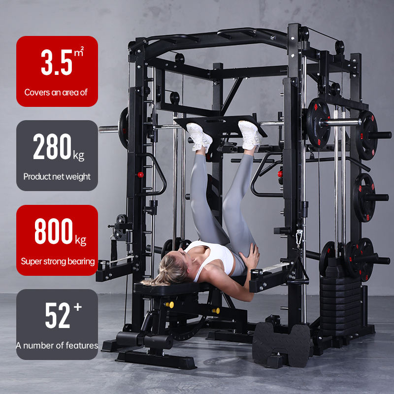 スミスマシン総合トレーニングパワーラックプロフェッショナル多 - Home Gym Setup のレビューと価格
