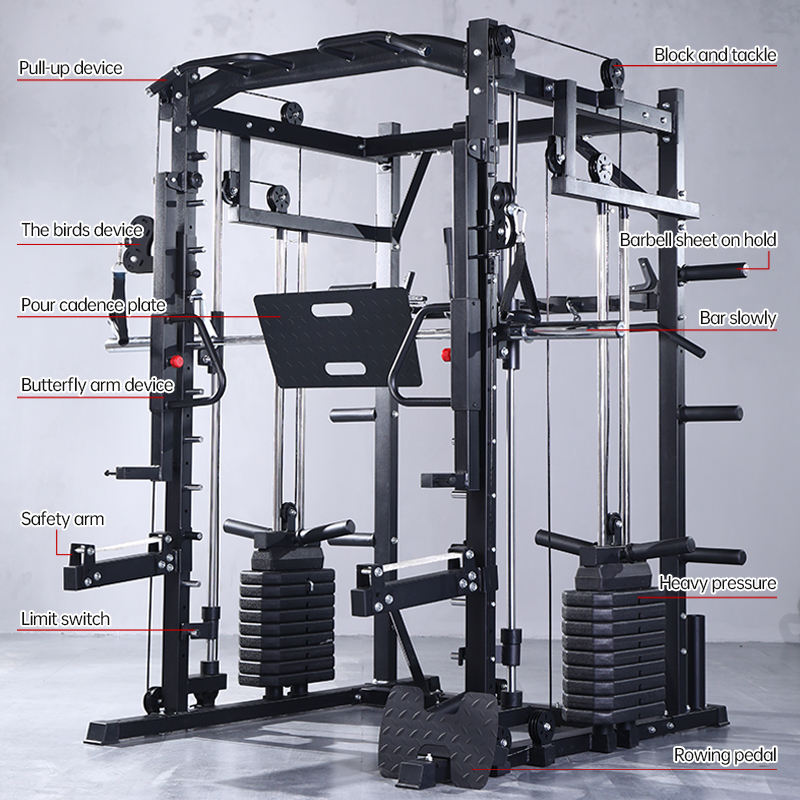 スミスマシン総合トレーニングパワーラックプロフェッショナル多 - Home Gym Setup のレビューと価格