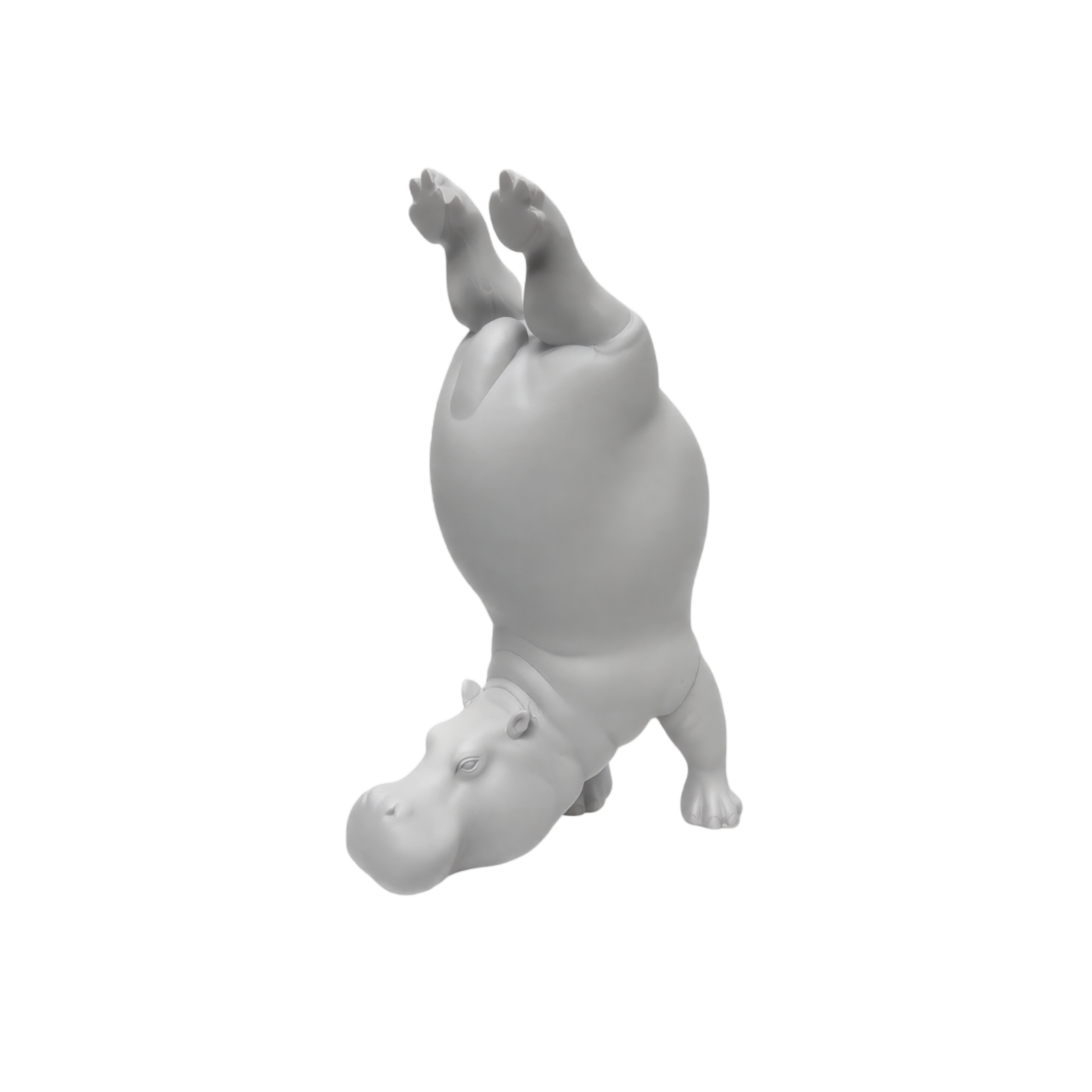 ヨガカバ樹脂製置物禅ポーズ動物彫刻室内装飾ホームジムテーブル - Home Gym Zen のレビューと価格